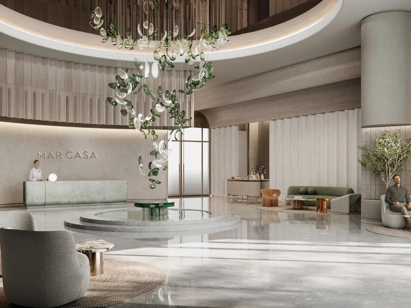 The lobby, Mar Casa