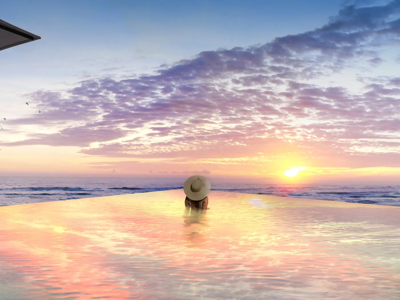 The infinity sky pool, Mar Casa